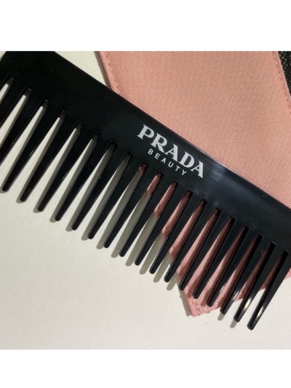 Prada beauty gift hair comb